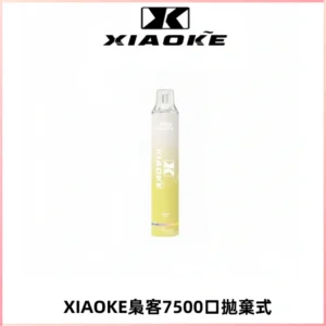 XIAOKE梟客7500Puffs跑馬燈拋棄式電子煙 可發光一次性